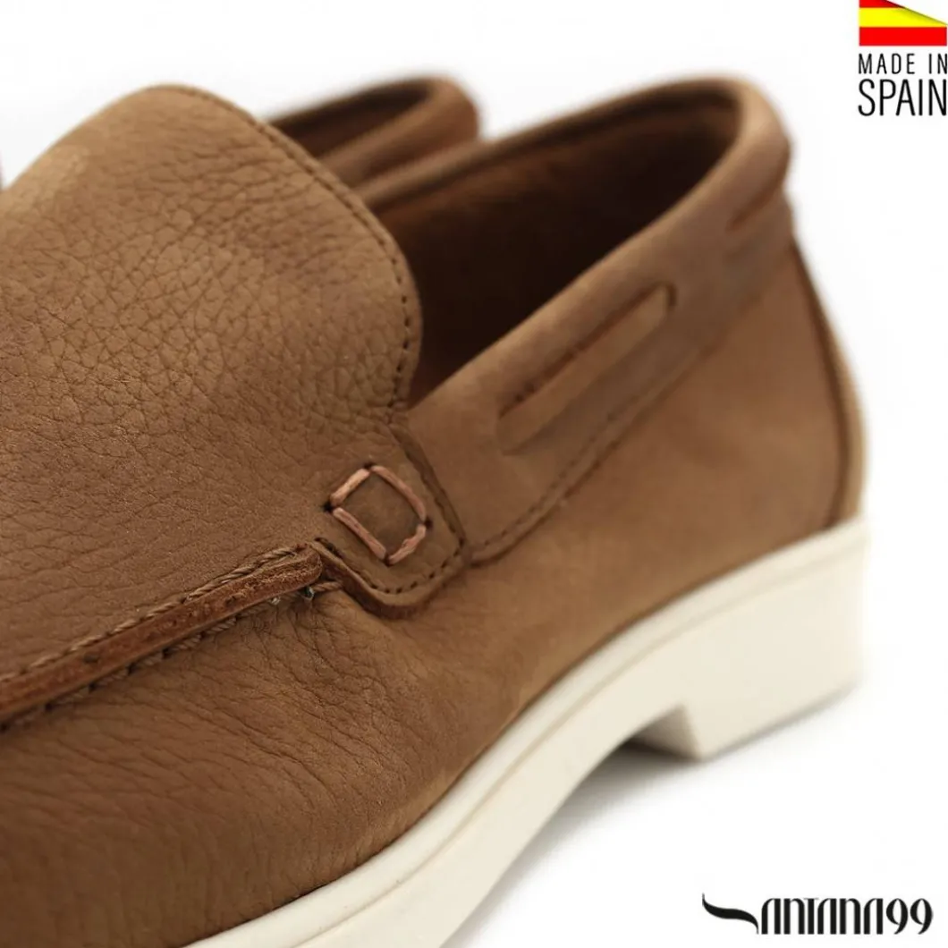 MOCASÍN NOBUCK MARRÓN