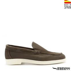 Mocasín Nobuck verde
