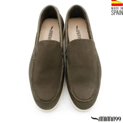 Mocasín Nobuck verde