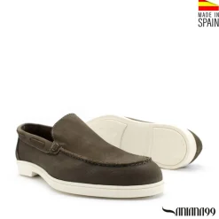 Mocasín Nobuck verde