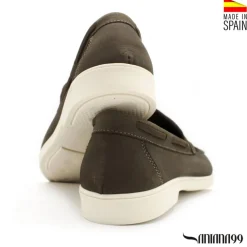 Mocasín Nobuck verde
