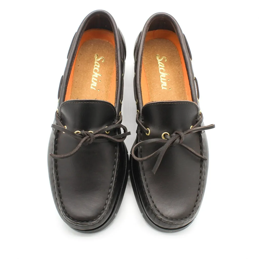 Mocasín náutico marrón