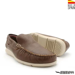 MOCASÍN PIEL CUPRA MARRÓN