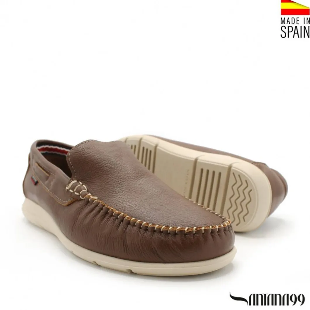 MOCASÍN PIEL CUPRA MARRÓN