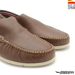 MOCASÍN PIEL CUPRA MARRÓN