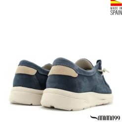 Mocasín wallabee azul jeans