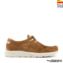 Mocasín wallabee camel