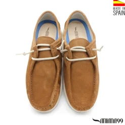 Mocasín wallabee camel