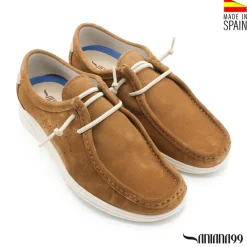 Mocasín wallabee camel