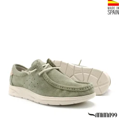 Mocasín wallabee verde mint
