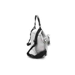 Mochila acolchada plata