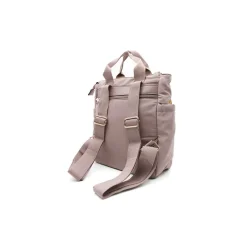 Mochila malva nylon con monedero
