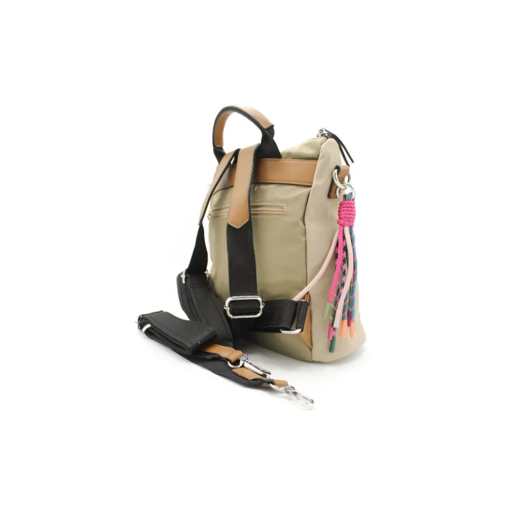 Mochila nylon khaki