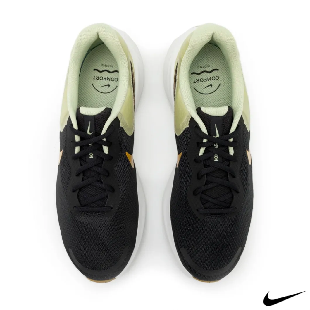 Nike Revolution 7 Negro - Verde