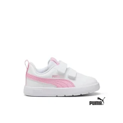 Puma Courtflex V3 V PS Blanco-Rosa
