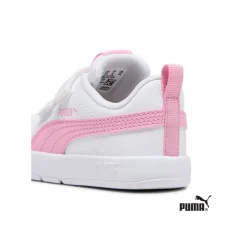 Puma Courtflex V3 V PS Blanco-Rosa