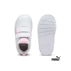 Puma Courtflex V3 V PS Blanco-Rosa