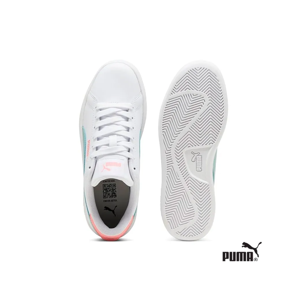 Puma Smash 3.0 blanco menta