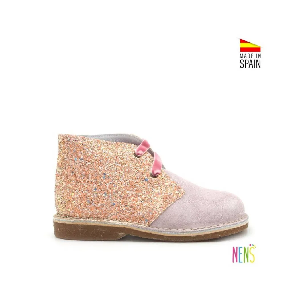 SAFARI NENS GLITTER ROSA