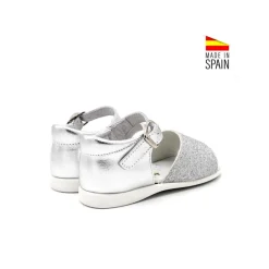 SANDALIA 3642 GLITTER PLATA