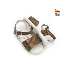 Sandalia animal print leopardo