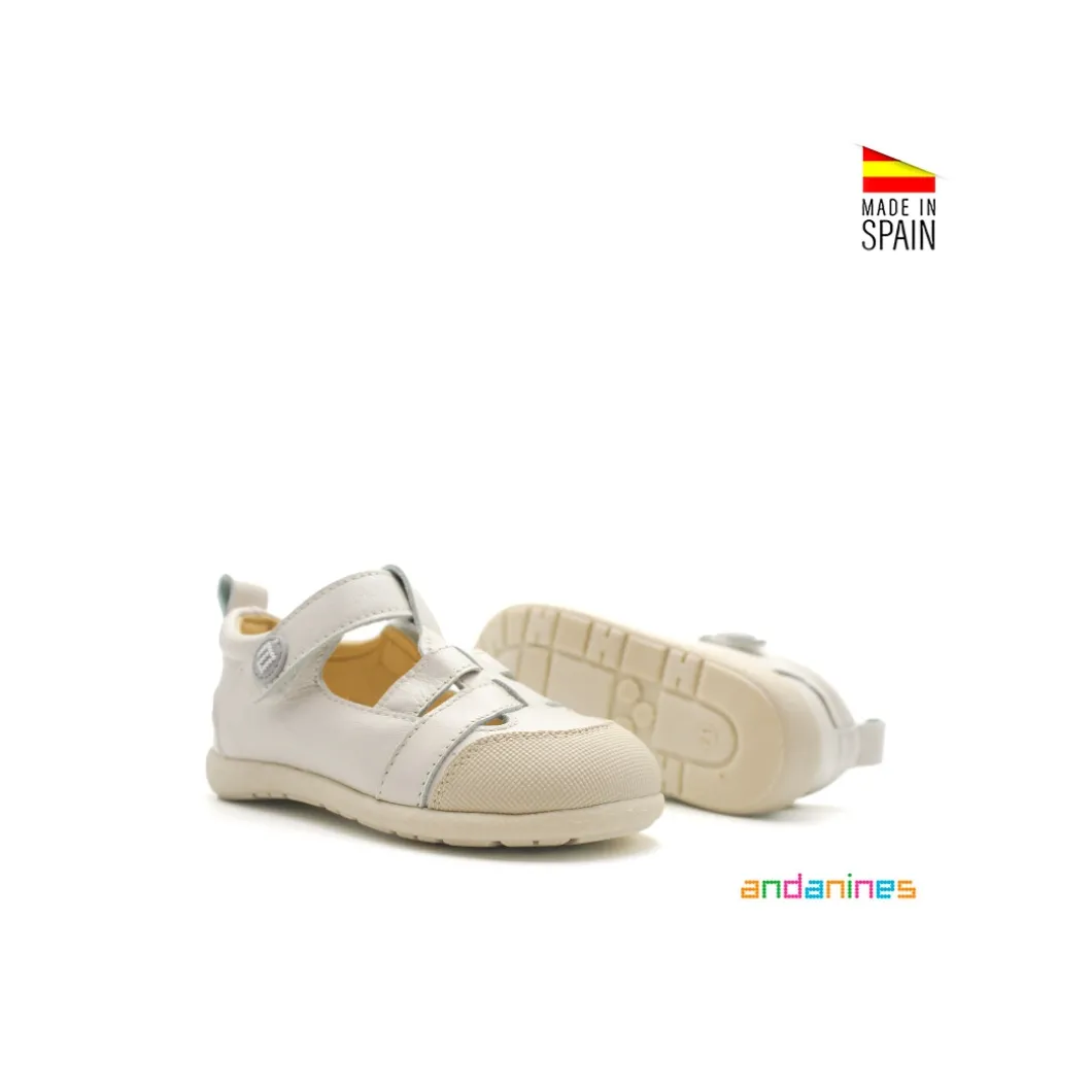 Sandalia Barefoot Andanines beige