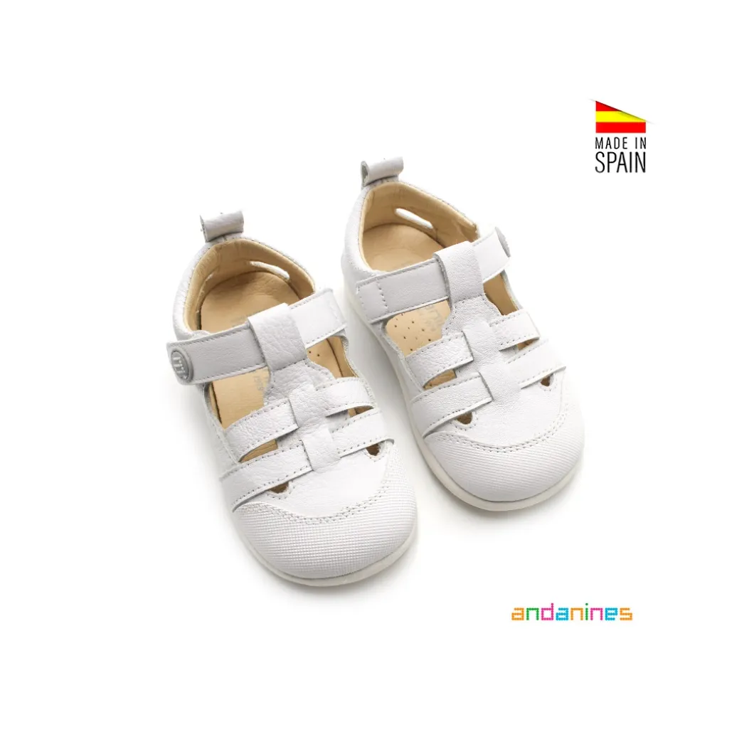 Sandalia Barefoot Andanines blanco