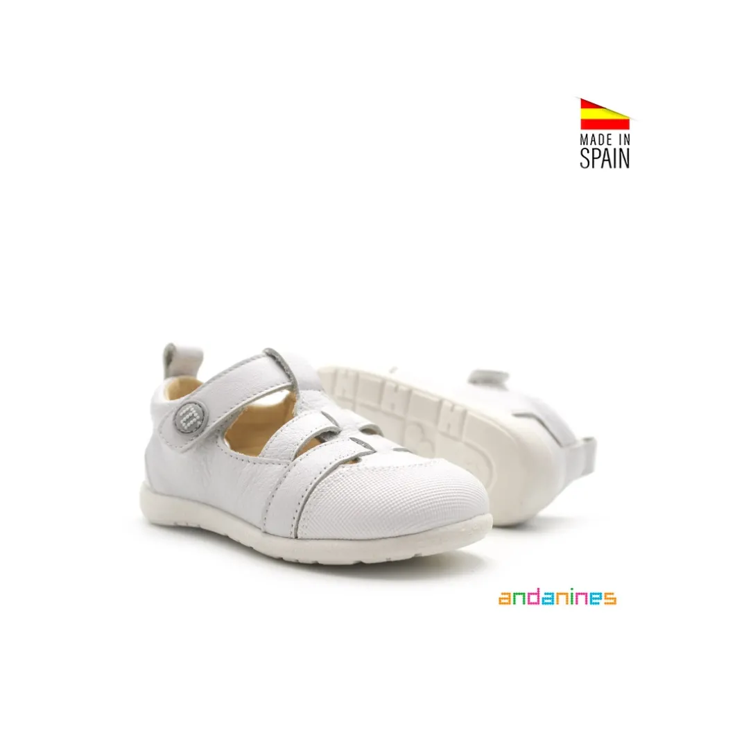 Sandalia Barefoot Andanines blanco