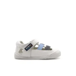 Sandalia barefoot piel blanca