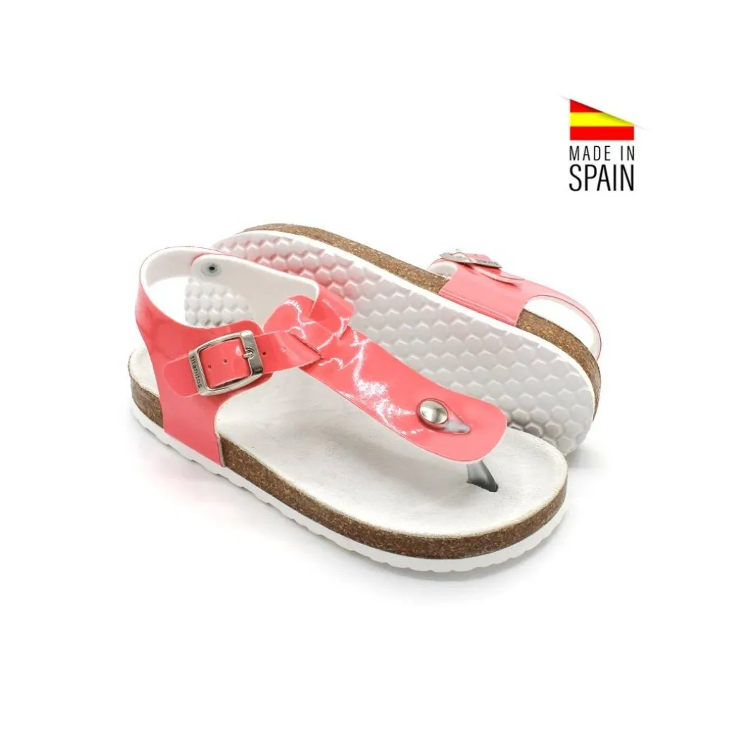 SANDALIA BIO ESCLAVA CHAROL