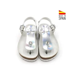 SANDALIA BIO ESCLAVA PLATA