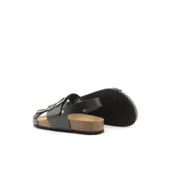 Sandalia bio hebillas negra