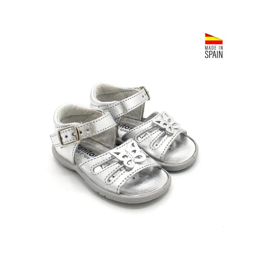 SANDALIA BUTTERFLY PLATA