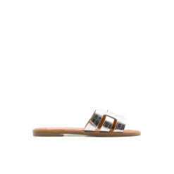 Sandalia H plata talla especial