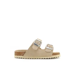 Sandalia hebillas bio beige