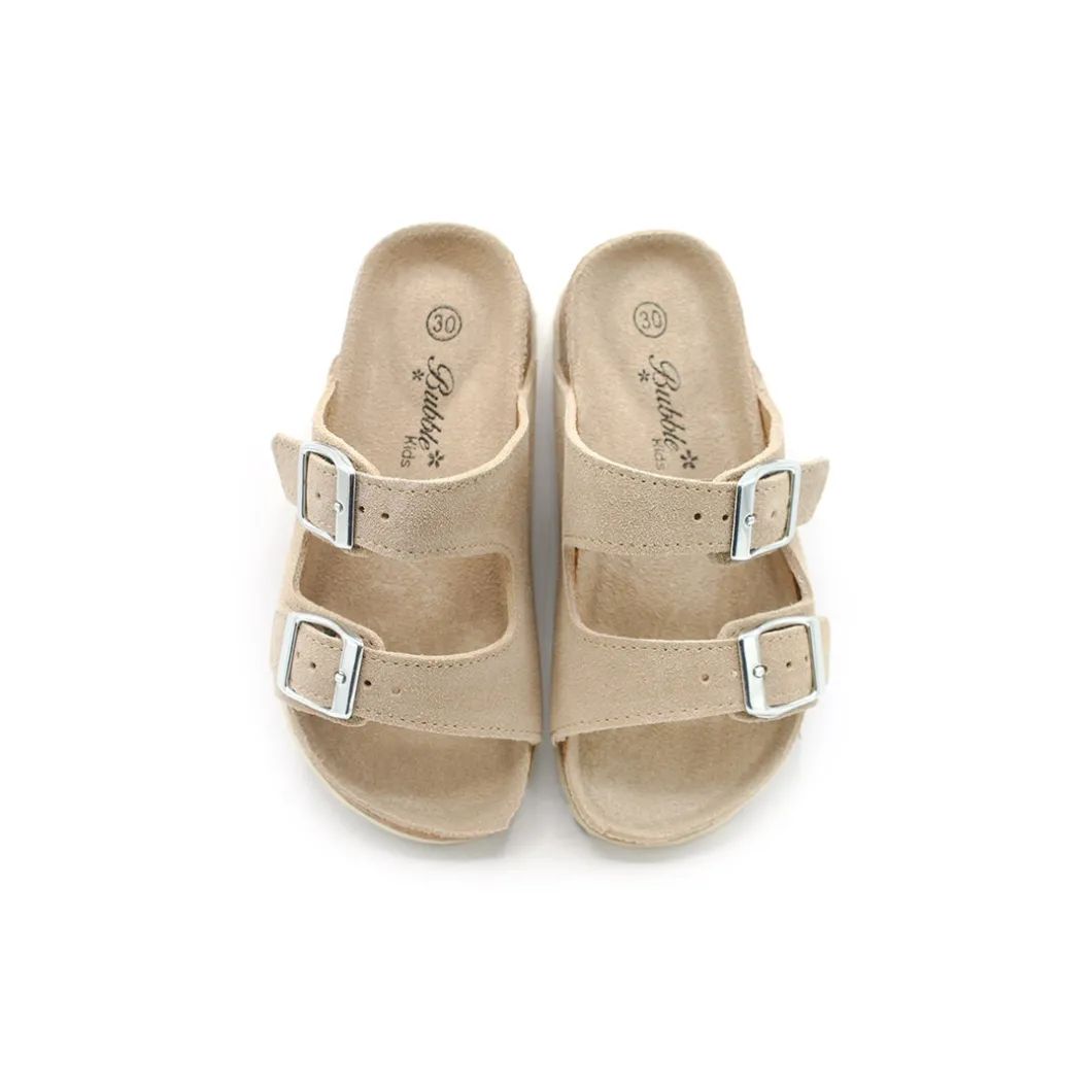Sandalia hebillas bio beige