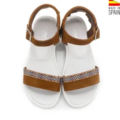 SANDALIA NIÑA APACHE CAMEL