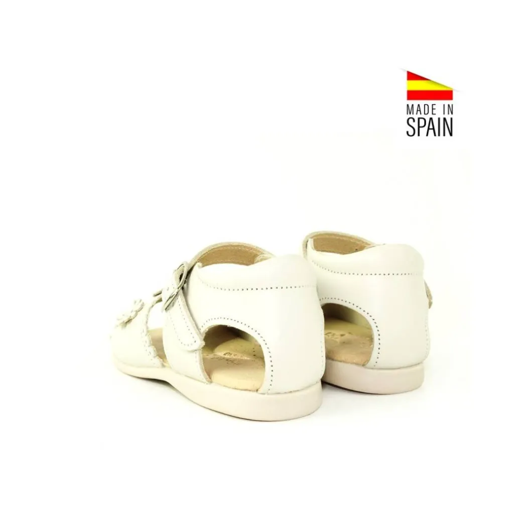 SANDALIA PIEL 5001 BEIGE