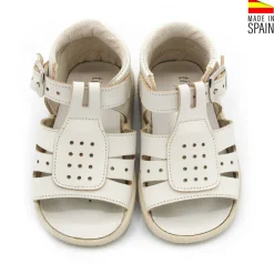 SANDALIA PIEL MARIO BEIGE