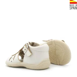 SANDALIA PIEL MARIO BEIGE