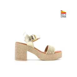 Sandalia plataforma Carla oro