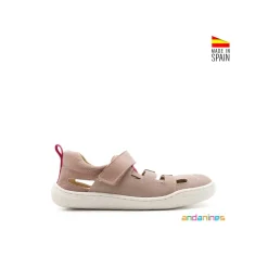 Sandalia rosa cerrada barefoot