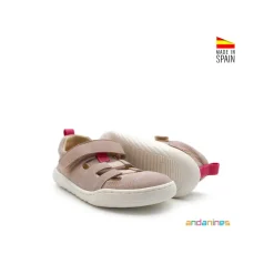 Sandalia rosa cerrada barefoot