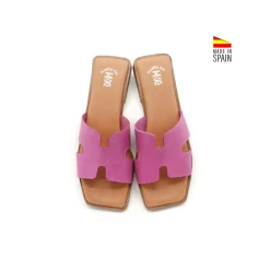 Sandalia slim H fucsia