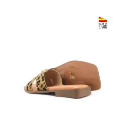 Sandalia slim H leopardo