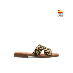 Sandalia slim H leopardo