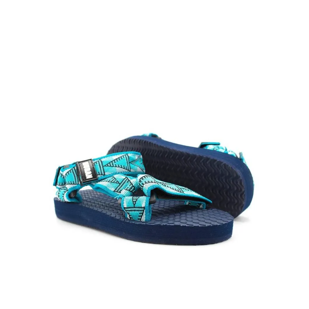 Sandalia sport infantil azul