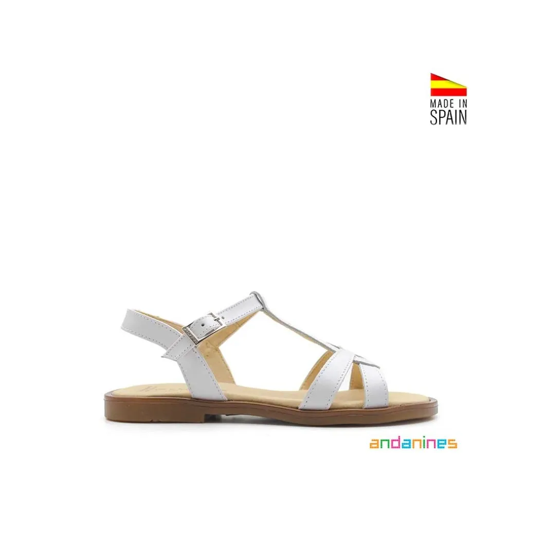 Sandalia tears blanca