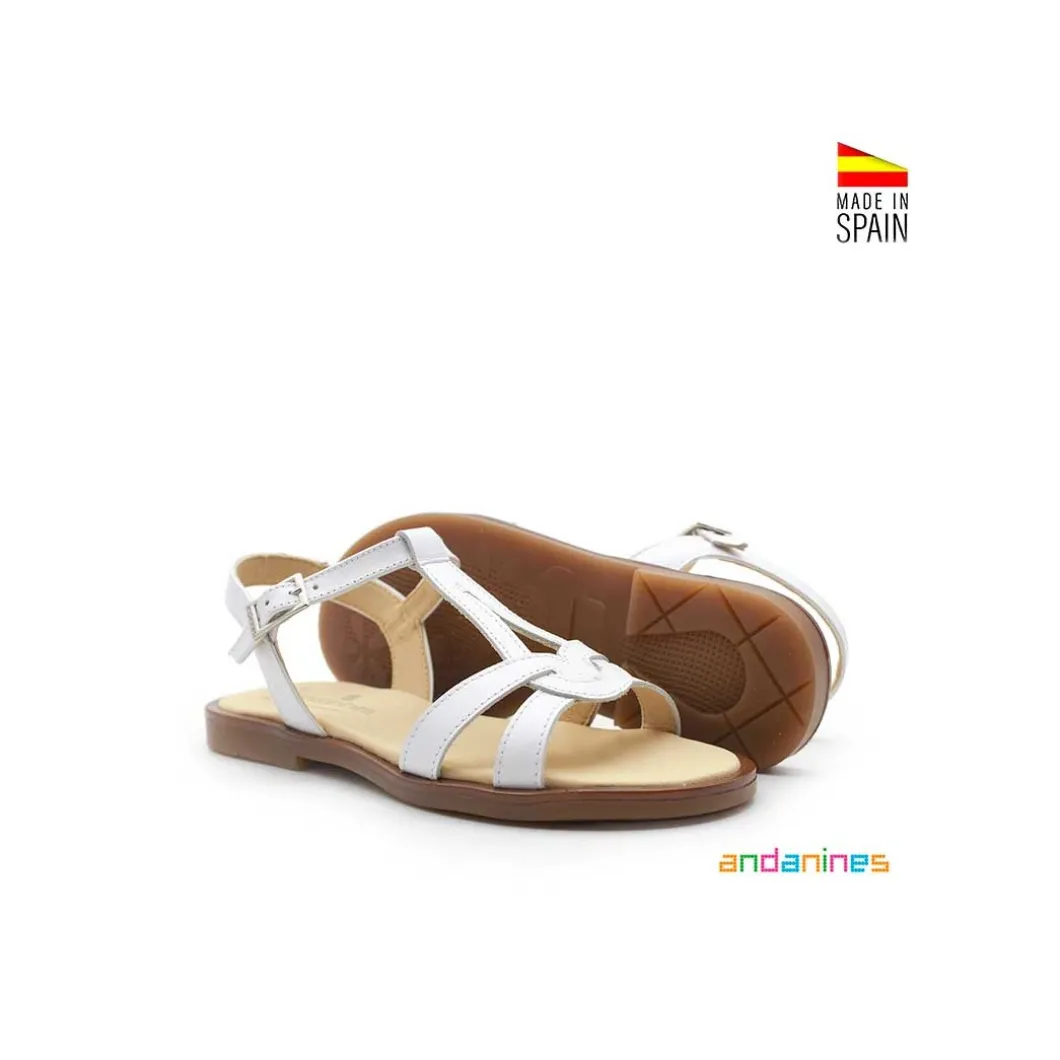 Sandalia tears blanca