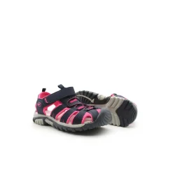 Sandalia trekking A1106 marino/fucsia
